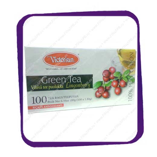 фото: Victorian - Green Tea Lingonberry 100 tb
