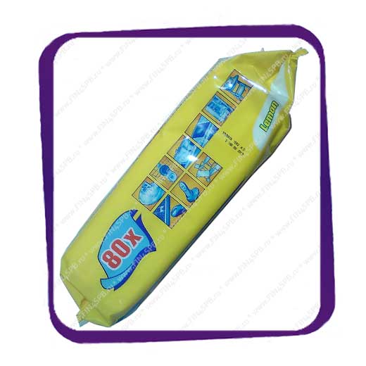 фото: W5 Multi-Surface Wiper Lemon 80X