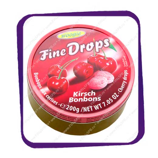 фото: Woogie Fine Drops Cherry Drops 140g