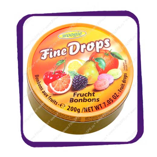 фото: Woogie Fine Drops - Fruit Drops 140gr