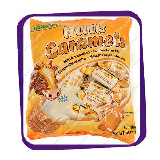 фото: Woogie Milk Caramels - конфеты коровка - 400 грамм