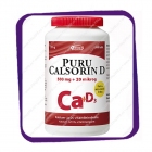 Puru Calsorin D3 500 mg +20mkg Ca+D3 (Пуру Калсорин Д 500 мг + 20 мкг) таблетки - 100 шт